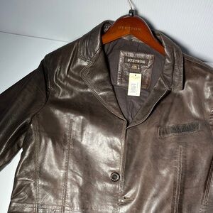 Stetson Men's Brown Leather Jacket